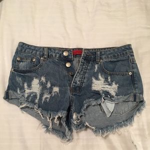 Jean shorts